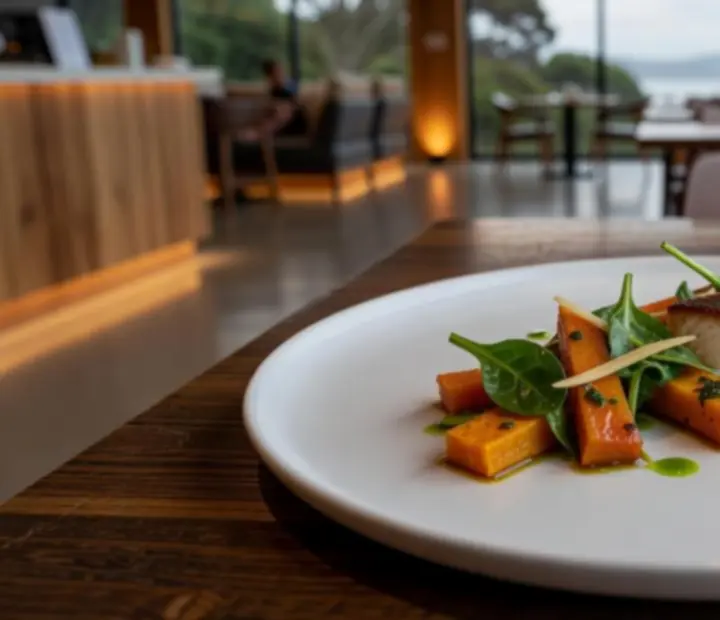 Signature dish beautifully plated at Tablee And Grill